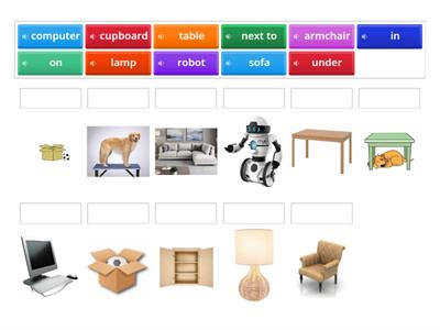 Vocabulary: home and prepositions 