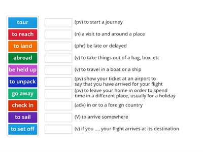 Travel Vocabulary