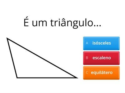 Classificação de triângulos