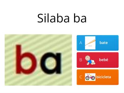 Silabas B