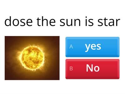 The sun 