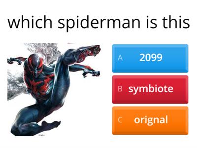 spider-man quiz