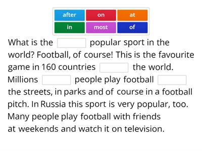 ВПР-7 football There are 2 extra words in each paragraph.