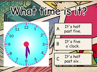 Quiz - What time is it?