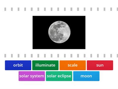 Earth Moon Sun Vocab