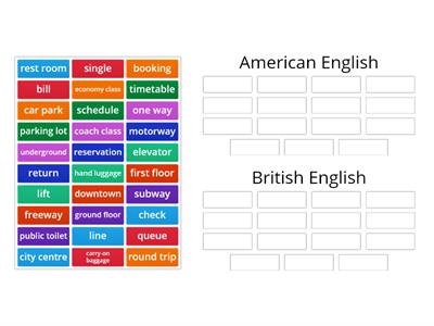 American English vs British English