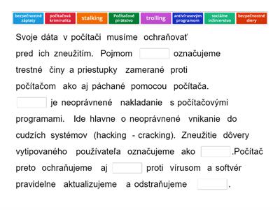 2020-1-SK01-KA226-SCH-094350 Informatika - Bezpečnosť na internete