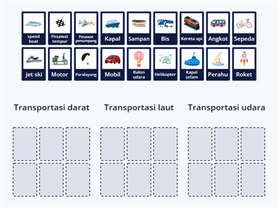 Ayu bermain dan mengenal transportasi