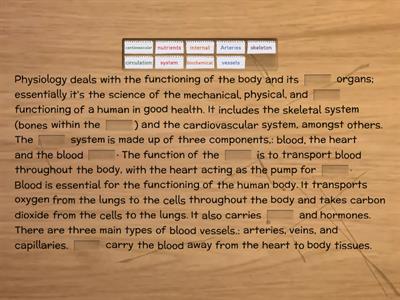 Physiology and the cardiovascular system