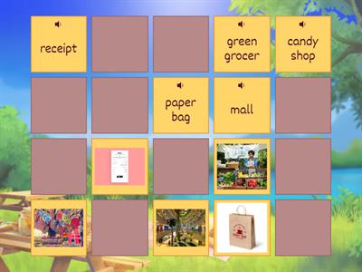 GAME 1 Summer Shopping Part 1 Vocabulary