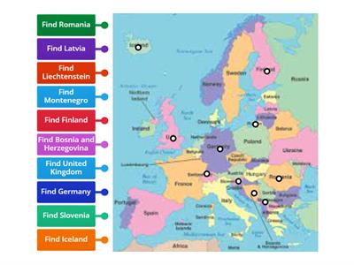 Europe Map! Kinda Easy!