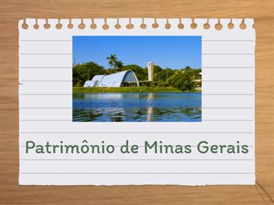 História  - patrimônio - Minas Gerais