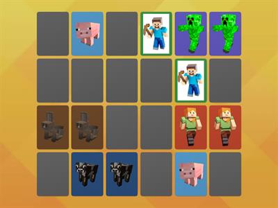 Minecraft muistipeli (12 paria)