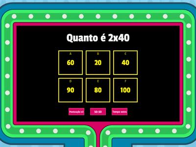 multiplicação quiz