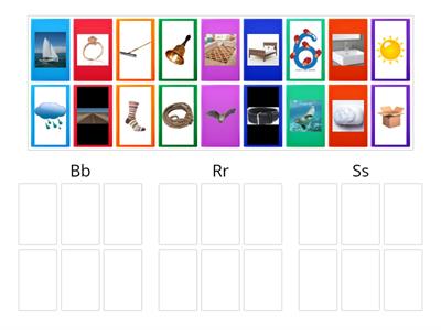 Picture Sort for B, R, S