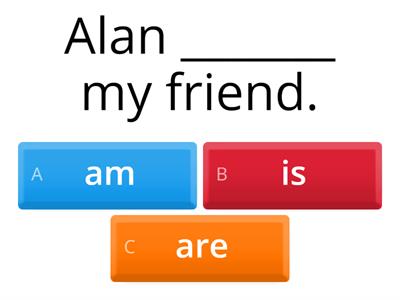 Linking Verbs - am, is, are