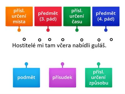 VĚTNÉ ČLENY - vše 12