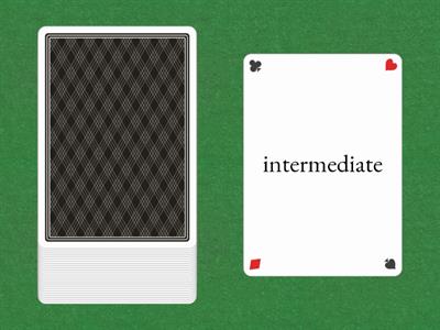  Connective 'i' as Long E--Deck of Cards