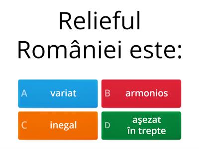  Relieful României - caracteristici generale