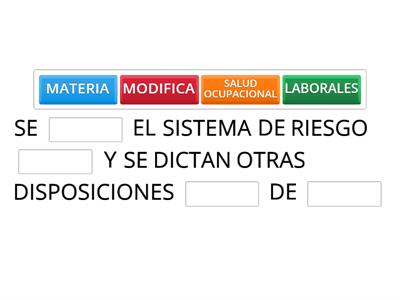 Resolucion 2013/86, Ley 1562/12, Resolucion 1443/14