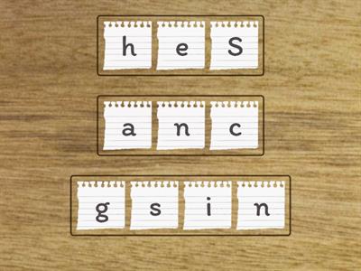 The verb CAN (negative) Anagram
