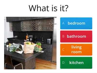 What is it? (bedroom, bathroom, living room OR kitchen)