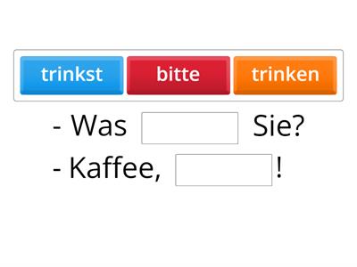 A1 E1 Kaffee oder Tee?