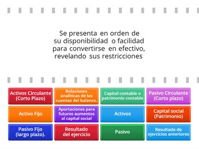 Actividad Balance:  ¿A qué corresponde?