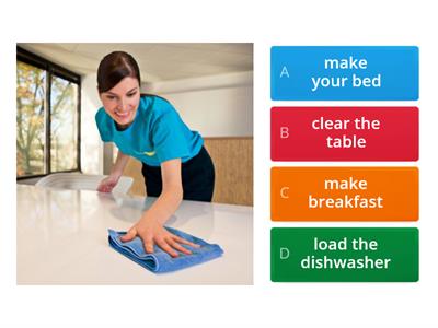 Household duties quiz