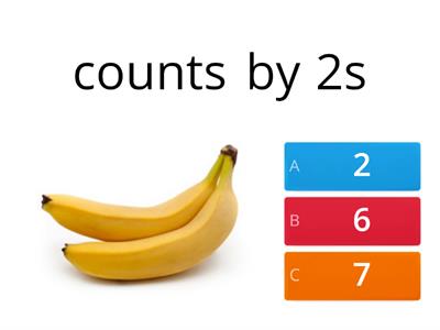 count by 2's