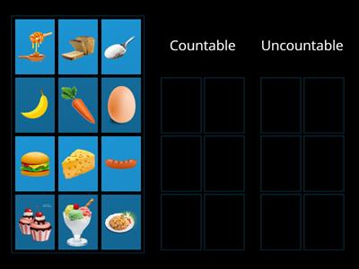 Countable or Uncountable Foods