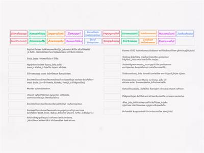 Memo 7 / Kpl 17-24 / Käsitteitä