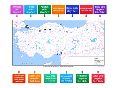 Kıyı ve Heyelan Set Gölleri