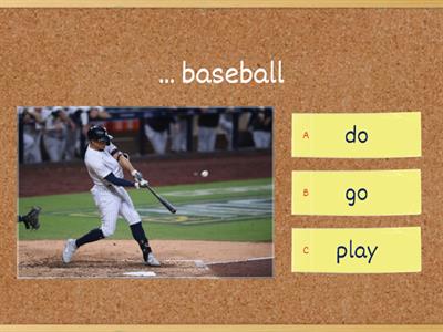 Collocations with do / play / go  (part 2)