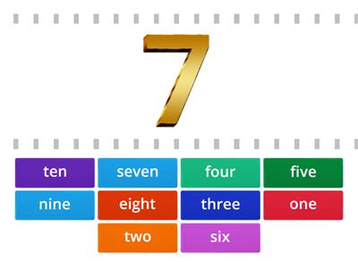 2nd grade numbers from 1 to 10 - 2. sınıf numbers