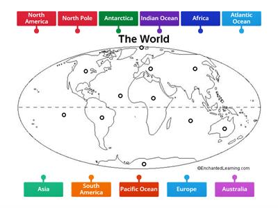 Oceans and continents