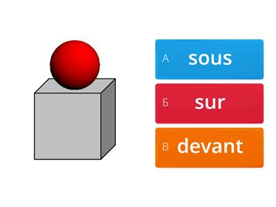 prépositions