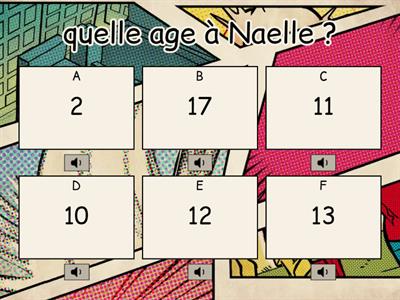 quiz sur Naelle