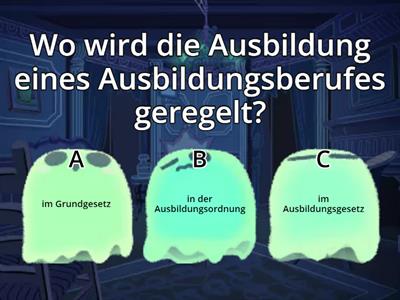 Quiz Ausbildungsberuf - Ausbildungsordnung