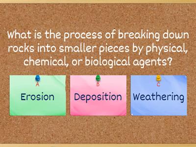 Geography Quiz 2: Geomorphology (Grade 11)