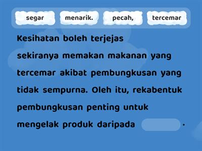 Kepentingan Rekabentuk Pembungkusan Produk- RBT Tahun 4