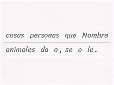 ¿Qué es un sustantivo?