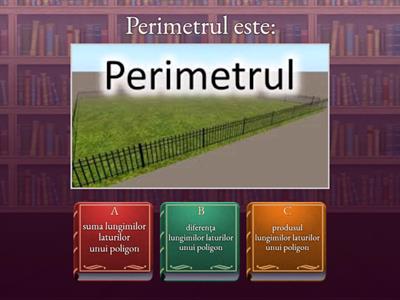 Perimetrul - aplicații- prof. înv. primar Chenciu Loredana 