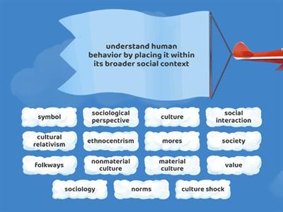 Sociology unit 1 vocabulary