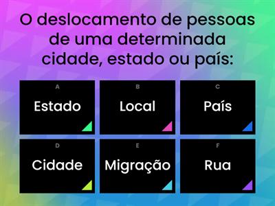 Geografia-migração 