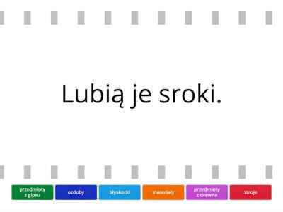 Aby dowiedzieć się co było w przesyłce, ułóż odpowiednio litery 