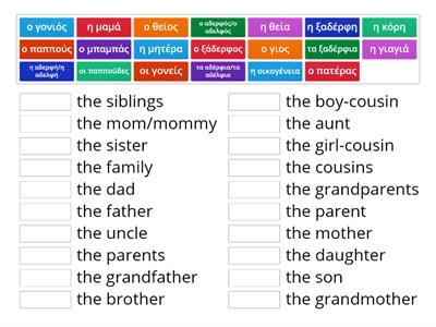 Family Labels