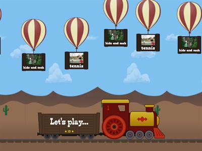 Play in English RED - B6 - Balloon Pop