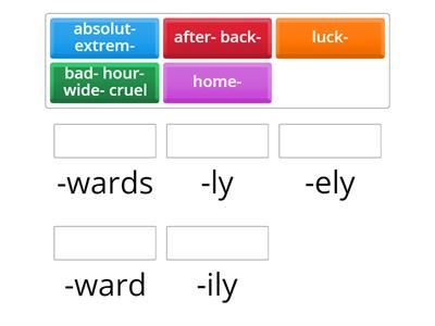 Suffixes (adverbs)