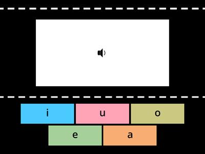 Vowels1 - Names & Shapes - listen and select the shape